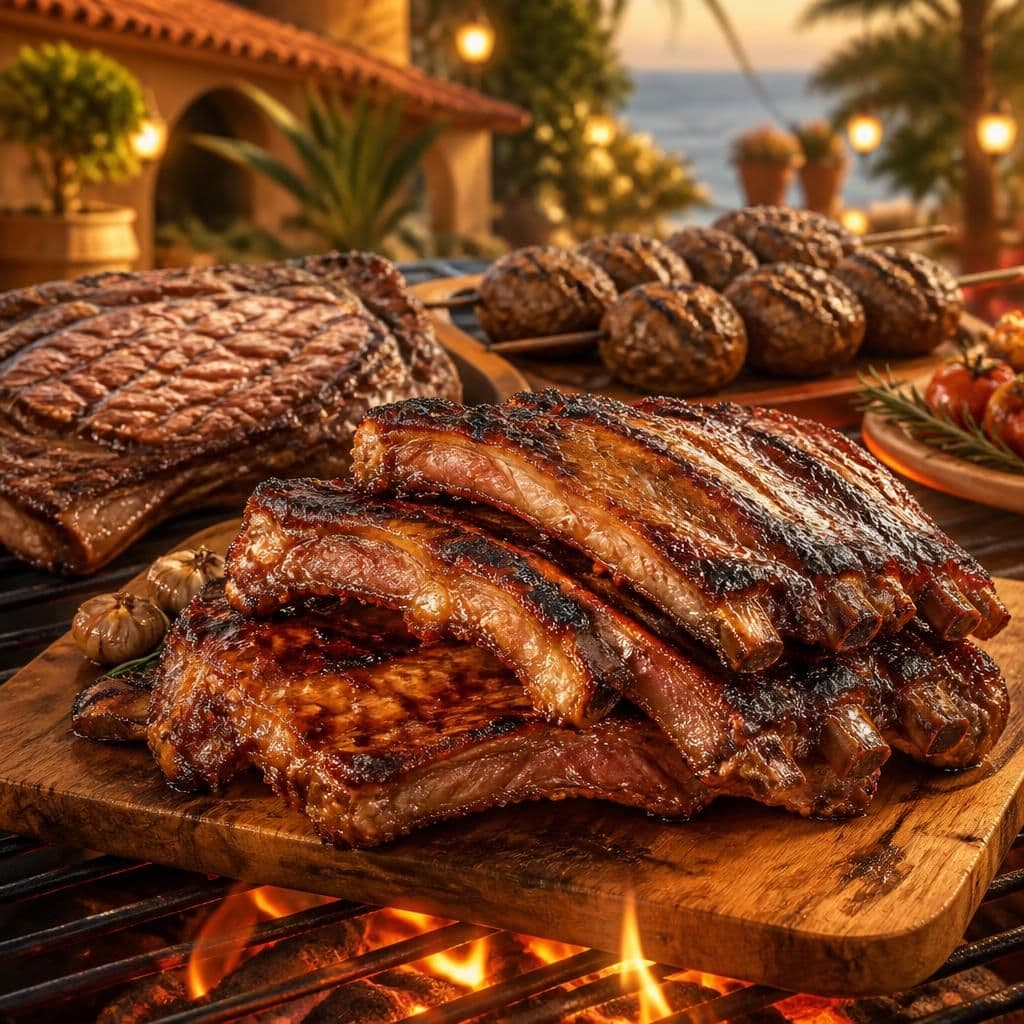 Ribs i Torrevieja: kolgrillade revbensspjäll på Senap & Ketchup